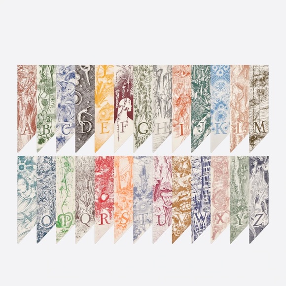 DIOR *C* MITZAH SCARF - Picture 12 of 16